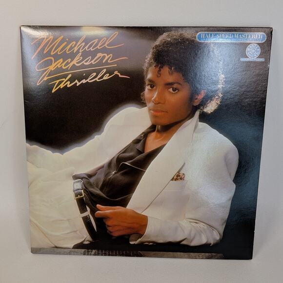 Michael Jackson Thriller Vinyl 1982 CBS Half Speed Master Audiophile LP EX/NM - Picture 5 of 12